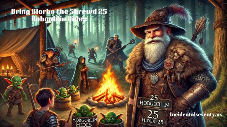 Bring Blorbo the Shrewd 25 Hobgoblin Hides