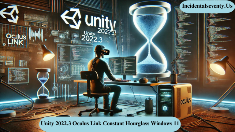 Unity 2022.3 Oculus Link Constant Hourglass on Windows 11